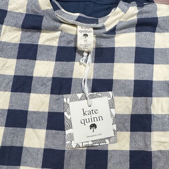 New Kate Quinn 3t Bamboo Suit Jacket & Matching Blue Gingham Shirt - Picture 5 of 5